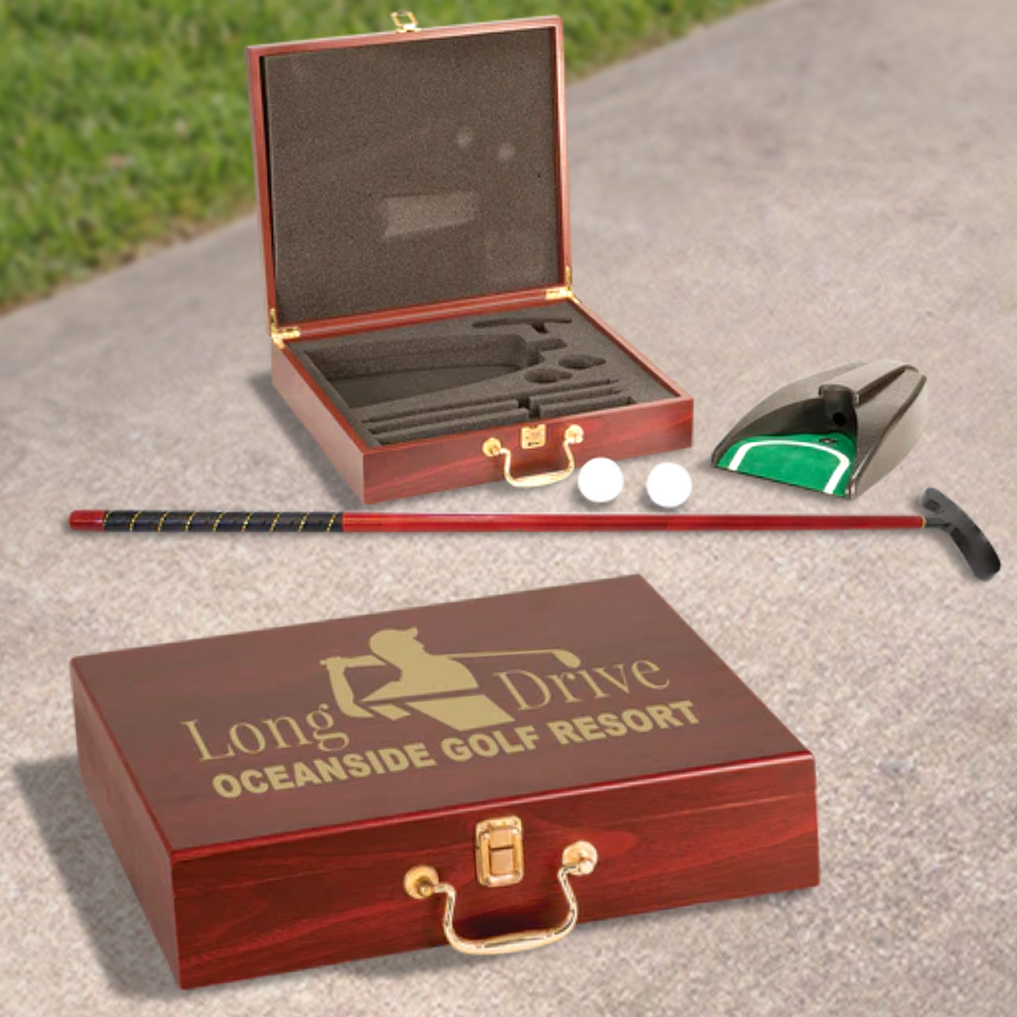 Sorrento Lacquer Golf Gift Set