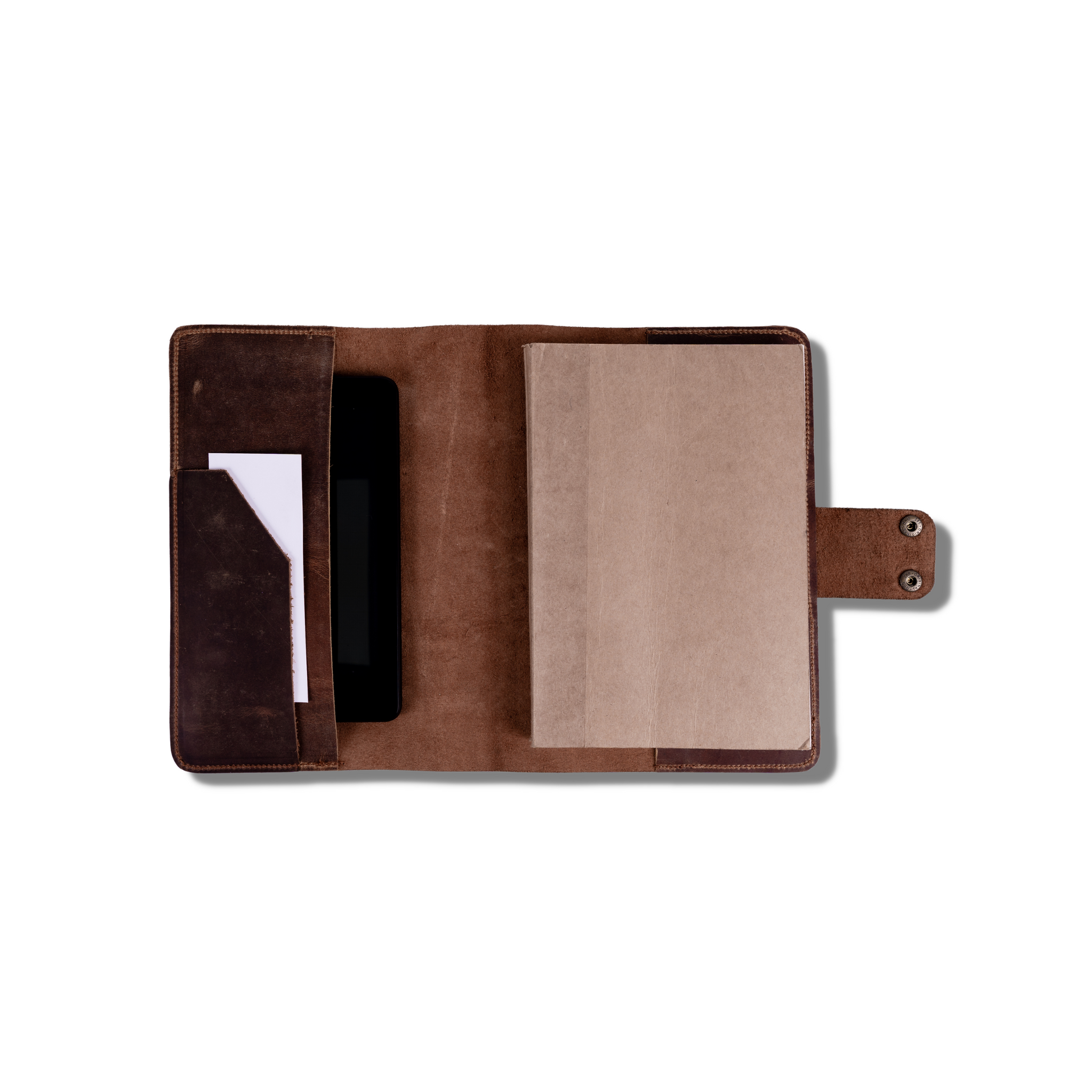 Leather Journal with Notebook