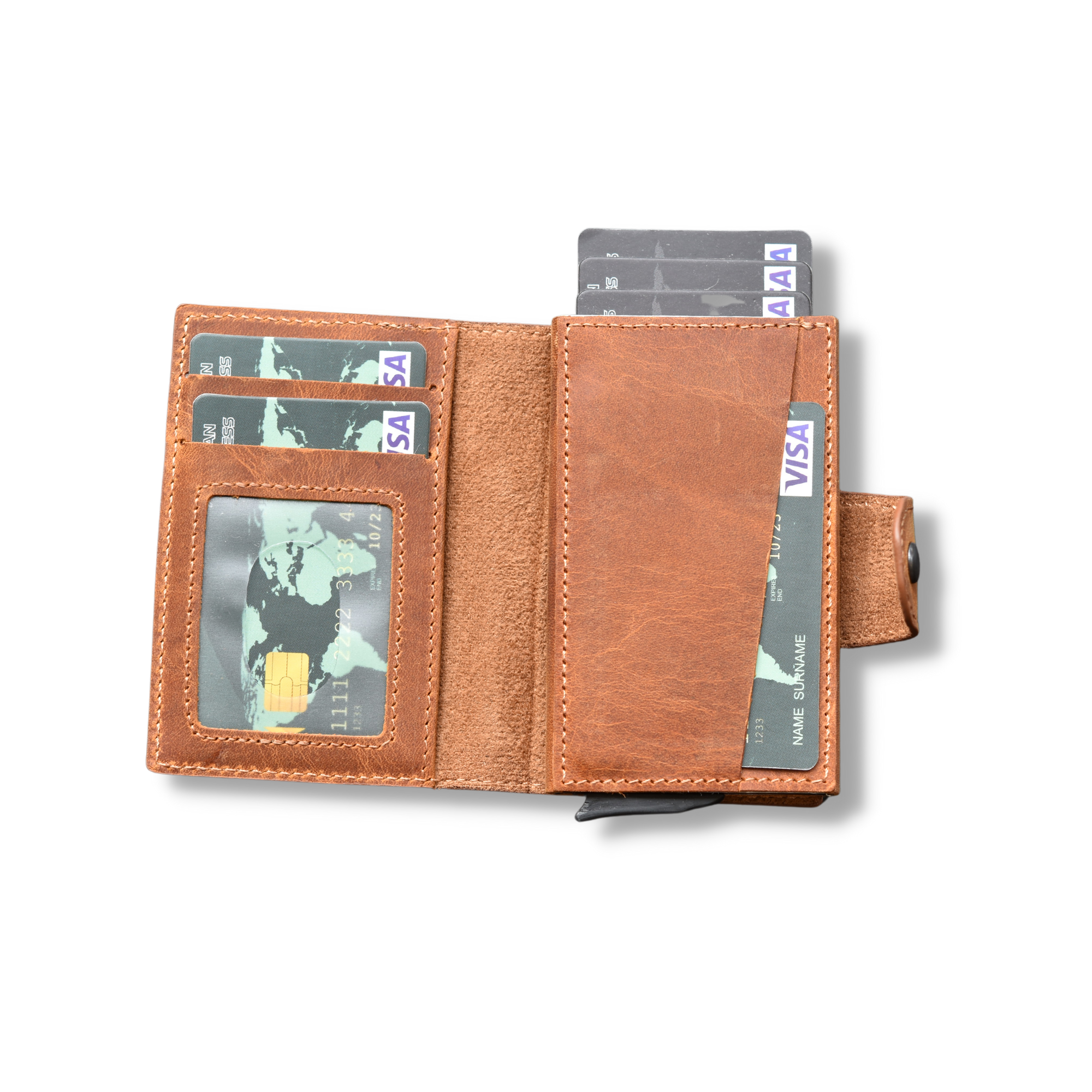 Pop Wallets Men Leather, Wallet Pop Card Holder