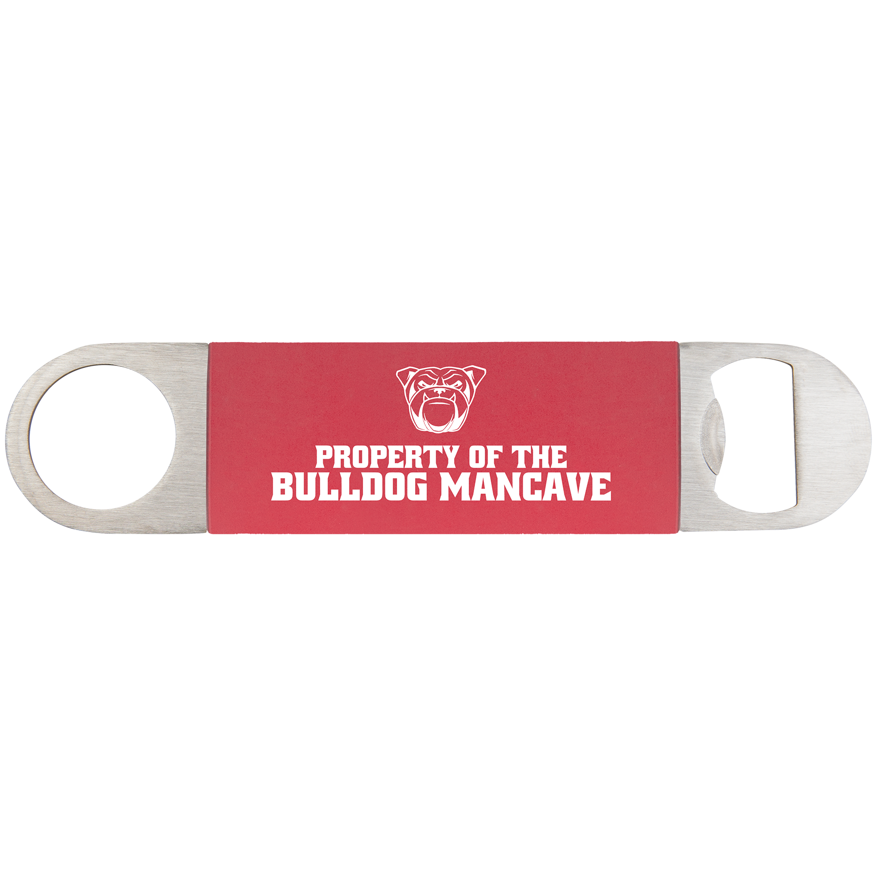 1 1/2" x 7" Bottle Opener  with Silicone Grip