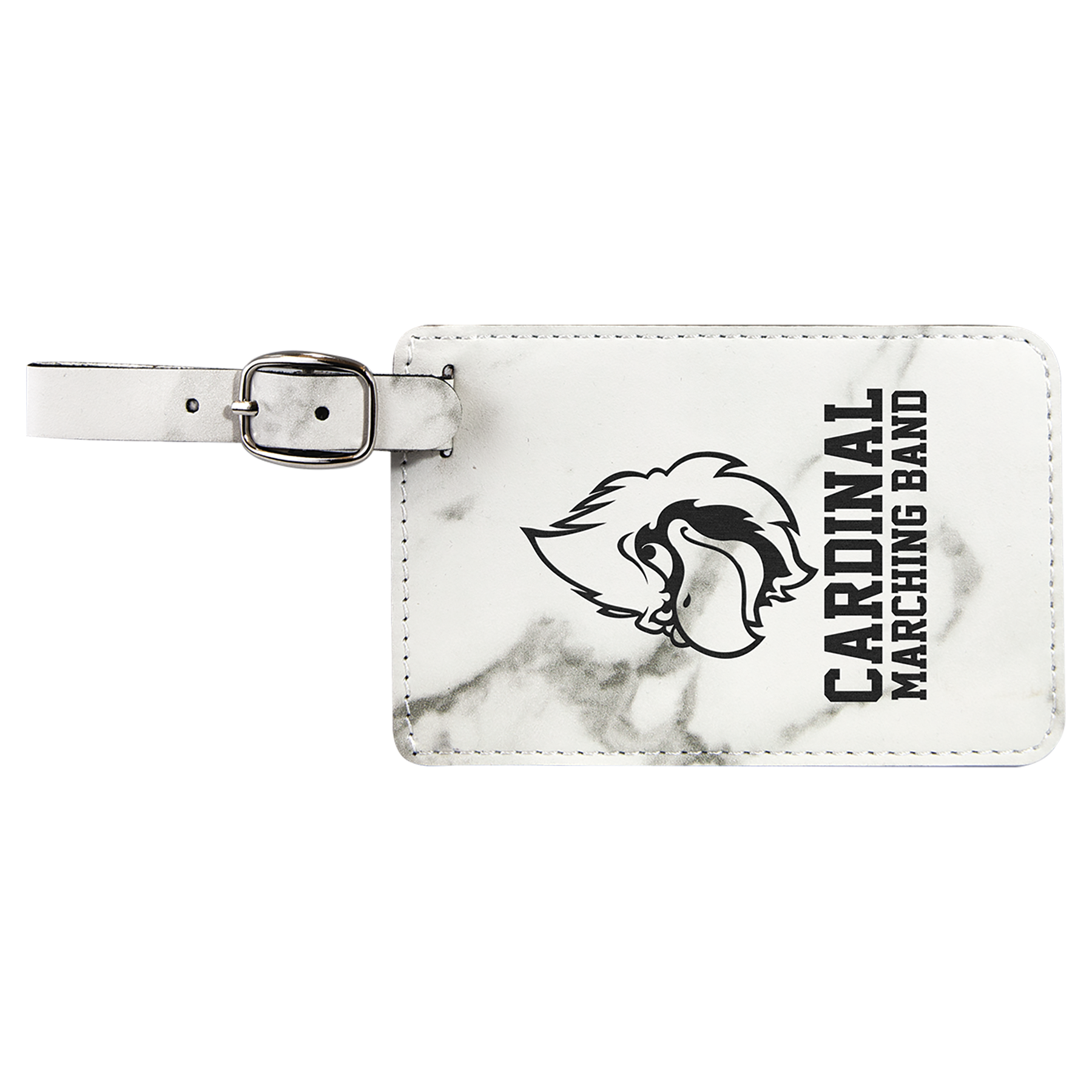 4 1/4" x 2 3/4" Leatherette Luggage Tag